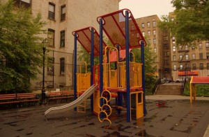 Public playground in the Bronx